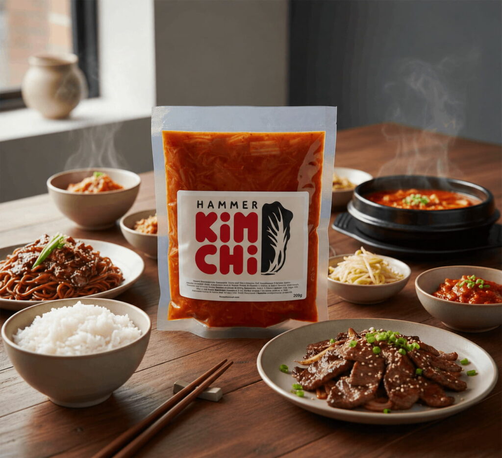 Frisches veganes Kimchi